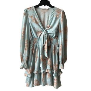 🍒EXLURA WOMEN GREEN DRESS SIZE MEDIUM